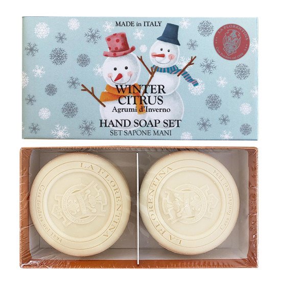 Подарочный набор парфюмированного мыла 2 шт. "La Florentina" XMAS/Новогоднее Winter Citrus/Зимний Цитрус 2*115 г
