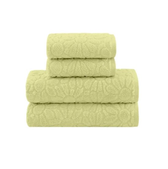 Полотенце махровое 1 шт "Buddemeyer" Margaridas AIR салатовый 1179 70*135 см