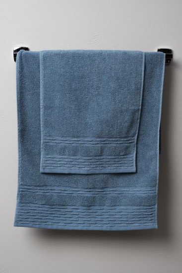 Полотенце махровое "Edelson" Basic голубая ель 50*90 см