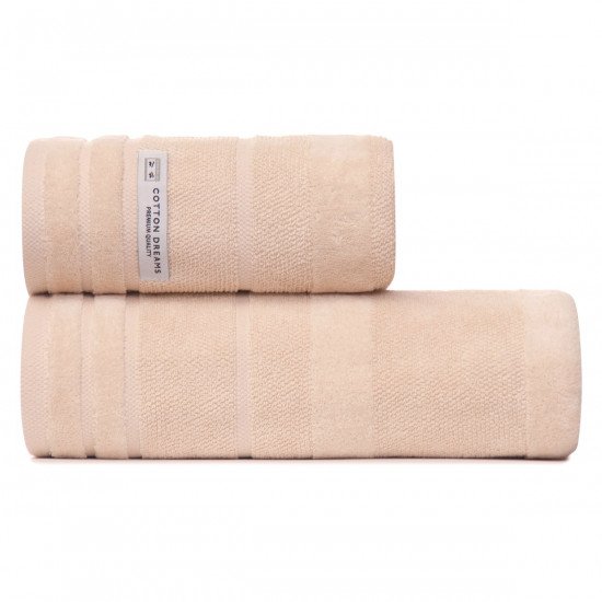 Полотенце махровое "Cotton Dreams" Premium Quality кремовый/pollini 70*140 см