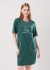 Платье женское "Clever" Морозко зелёный, 100% хлопок 48 (L)