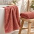 Полотенце махровое 1 шт "Коттон Дримс" терракотовый/kenny 70*140 см