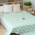 Одеяло "Ермолино" байковое Премиум пальма омела 1,5 спальное, 155*210 (±5) см