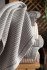 Полотенце вафельное "Arya" Rob светло-серый 70*140 см