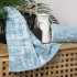 Полотенце махровое "Vien" Brume white/topaz blue 50*90 см