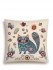 Декоративная наволочка "Гобелен" Сказочный лес Синий кот 45*45 (±2) см