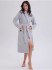 Халат женский велюровый "Vien" Trendy light grey 48-50 (L/XL)