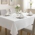Комплект скатерть с салфетками "Nova" Валенсия белый 150*220 см, 35*35 см-6 шт.