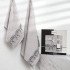 Комплект махровых полотенец "Karna" Bond серый 50*90 см, 70*140 см