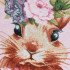 Декоративная наволочка "Гобелен" Пасхальная принцесса розовый фон 45*45 (±2) см
