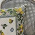 Декоративная наволочка "Гобелен" Изразцы Лимоны бордюр 45*45 (±2) см