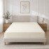 Простыня на резинке "Батерфляй" Сатин Делюкс BGS004 шампань 120*200 высота 35 см