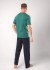 Комплект мужской "Clever" зелёный/темно-синий 56 (4XL)