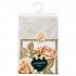 Полотенце кухонное "Santalino"  Корейская роза кремовый букет 61 40*70 см