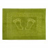 Полотенце махровое для ног в ванную "Karna" Likya зеленый 50*70 см