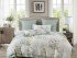 Постельное белье с одеялом-комфортер "Asabella"- 2267-ОМР Евро