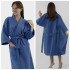 Халат женский вафельный Бохо Кимоно графит 48-50 (L/XL)