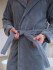 Халат мужской велюровый "Vien" Maximus с капюшоном grey 50 (XL)