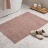 Коврик махровый для ног в ванную 1 шт "Cleanelly" Tenerezza бежевый 14-1305 70*120 см