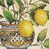 Декоративная наволочка "Гобелен" Лимоны в вазе 45*45 (±2) см