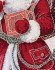 Декоративная наволочка "Гобелен" Дед Мороз и белый олень 45*45 (±2) см