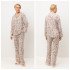 Комплект женский "Вери Нит" Античный цветы, бежевый, арт. Е 20171 50 (XL)
