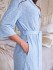 Халат женский велюровый "Vien" Evening Comfort summer blue 52 (2XL)