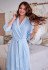 Халат женский велюровый "Vien" Evening Comfort summer blue 52 (2XL)