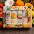 Комплект полотенец для кухни 4 шт. "Ceylin's" Фрукты v1 50*70 см