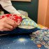 Декоративная наволочка "Гобелен" Домики Новый год серебро 45*45 (±2) см