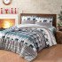 Постельное белье "DO&CO" Cozy Фланель зеленый Евро
