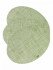Комплект салфеток 3 шт. "Denastia" Овал зеленый меланж 32,5*45 см