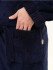 Халат мужской велюровый "Vien" Romanov navy  54 (3XL)