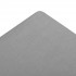 Простыня на резинке "Нова" Сатин серый 180*200 высота 25 см
