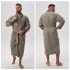 Халат мужской велюровый "Виен" Монтана дымчатый 56 (4XL)
