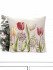 Декоративная наволочка "Гобелен" Тюльпаны моей любимой/серый фон 45*45 (±2) см