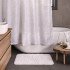 Занавеска для ванной комнаты "Moroshka" Shelest белый/серый 180*200 см