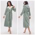 Халат женский велюровый "Vien" Olivia pistachio 48-50 (L/XL)
