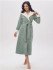 Халат женский велюровый "Vien" Olivia pistachio 48-50 (L/XL)