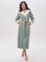 Халат женский велюровый "Vien" Olivia pistachio 48-50 (L/XL)