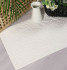 Полотенце махровое для ног в ванную "Vien" Chambery cream/white 50*80 см