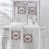 Комплект махровых полотенец 2 шт. "Karna" Maria кремовый 50*90 см, 70*140 см