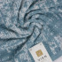 Комплект махровых полотенец 2 шт. "Vien" Brume white/topaz blue 50*90 см, 70*140 см