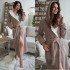 Халат женский велюровый "Vien" Daniella капучино 44 (S)