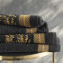 Комплект махровых полотенец "Karna" Tiger черный 50*90 см, 70*140 см