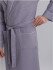 Халат мужской вафельный "Vien" Comfort серый 54 (3XL)