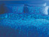 Постельное белье "Tac" Glow Saten Crystal (голубой) Евро