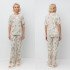 Комплект женский "Very Neat" Акварельные тропики, айвори, арт. ЕП 20204 52 (2XL)