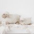 Подушка-игрушка "WoolHouse" Овечка Варя белая (большая) 18*30 см