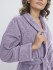 Халат женский махровый "Cotton Dreams" Lavander gray 56 (4XL)